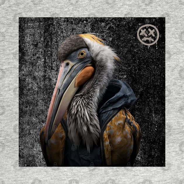 Proud pelican by Stitch & Stride